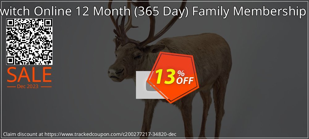 Nintendo Switch Online 12 Month - 365 Day Family Membership Switch - US  coupon on Mother Day discount