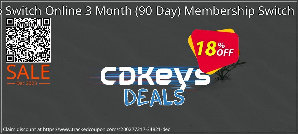 Nintendo Switch Online 3 Month - 90 Day Membership Switch - AUS/NZ  coupon on World Party Day discount