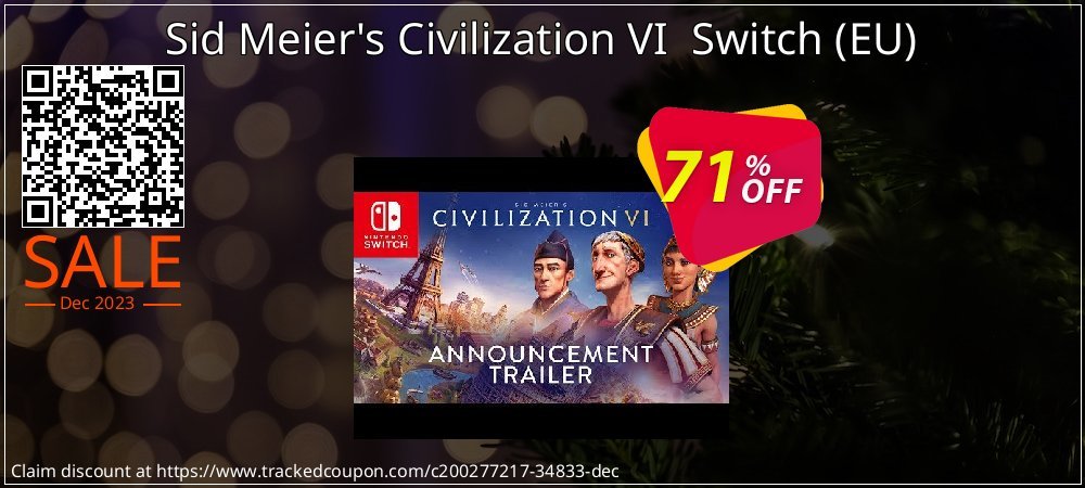 Sid Meier's Civilization VI  Switch - EU  coupon on Easter Day super sale