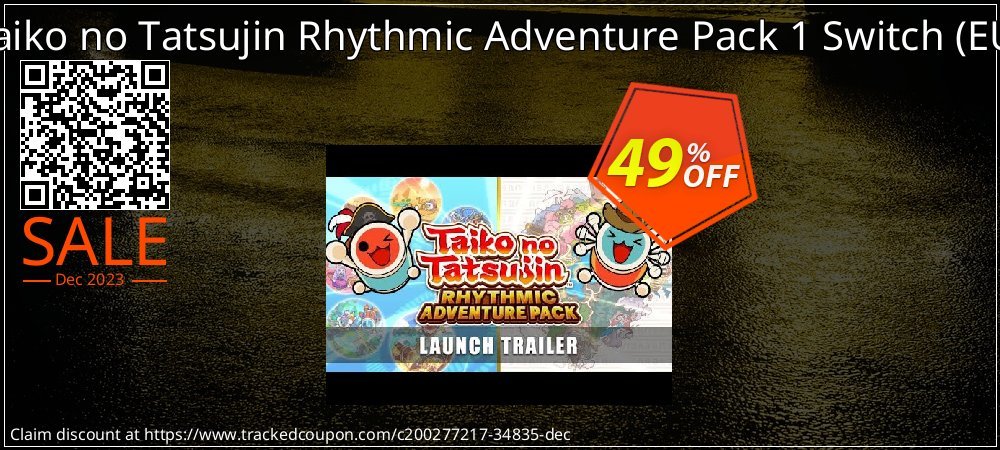 Taiko no Tatsujin Rhythmic Adventure Pack 1 Switch - EU  coupon on National Walking Day promotions