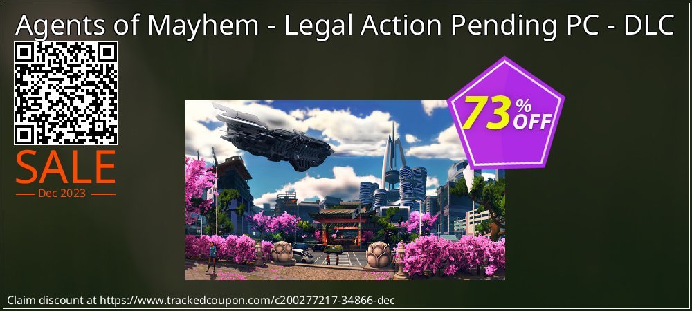 Agents of Mayhem - Legal Action Pending PC - DLC coupon on World Whisky Day offering discount