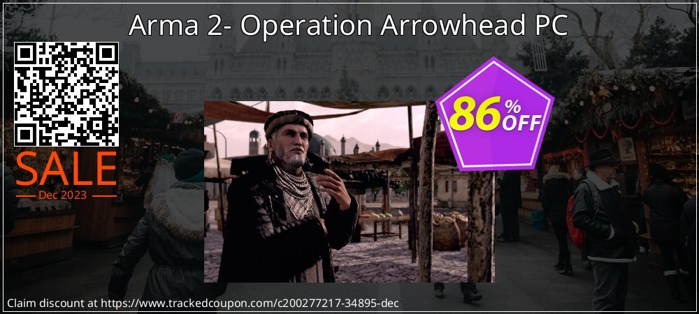 Arma 2- Operation Arrowhead PC coupon on World Backup Day offering discount