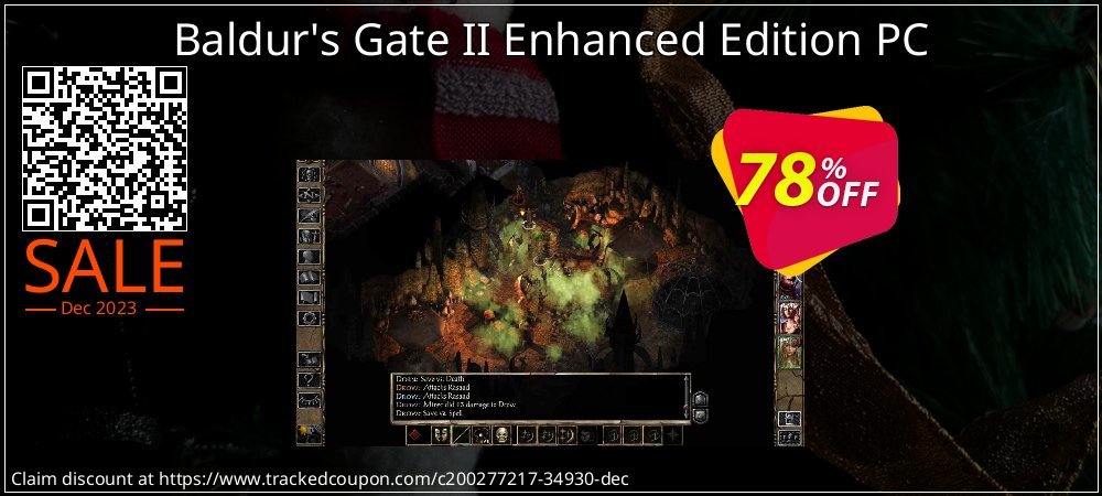 Baldur's Gate II Enhanced Edition PC coupon on National No Smoking Day discount