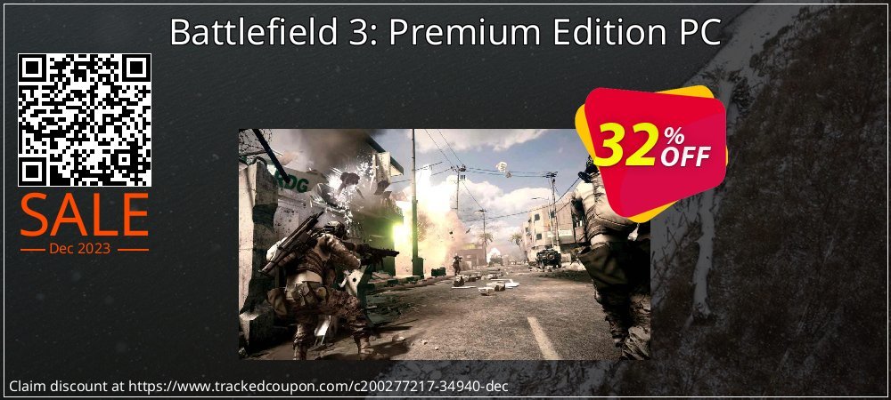 Battlefield 3: Premium Edition PC coupon on National Walking Day offering sales