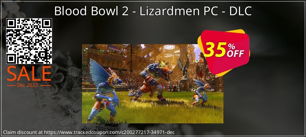Blood Bowl 2 - Lizardmen PC - DLC coupon on World Party Day sales