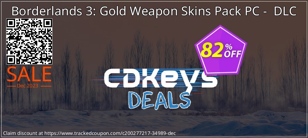 Borderlands 3: Gold Weapon Skins Pack PC -  DLC coupon on Earth Hour promotions