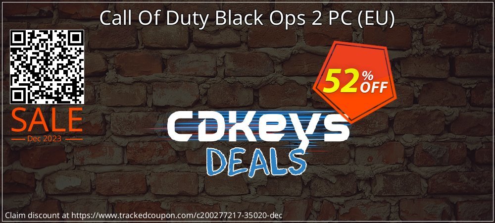 Call Of Duty Black Ops 2 PC - EU  coupon on National Walking Day offering discount