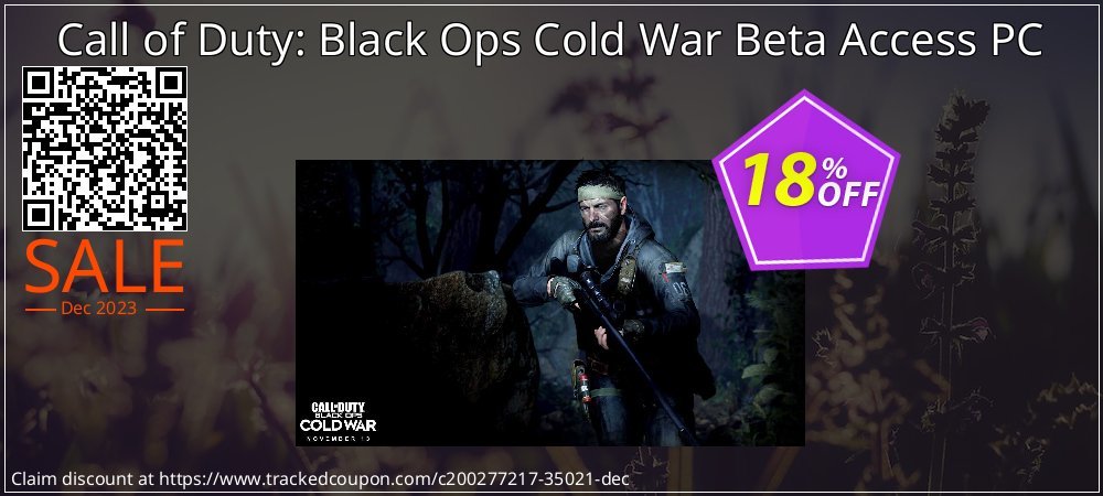 Call of Duty: Black Ops Cold War Beta Access PC coupon on World Party Day offering sales