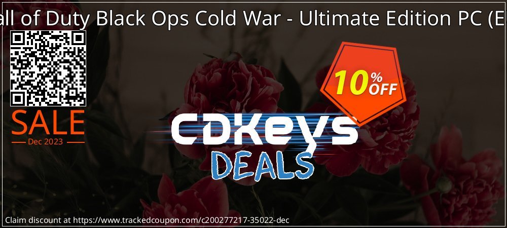 Call of Duty Black Ops Cold War - Ultimate Edition PC - EU  coupon on April Fools' Day super sale
