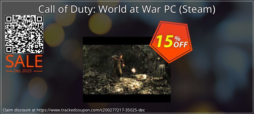 Call of Duty: World at War PC - Steam  coupon on World Backup Day promotions