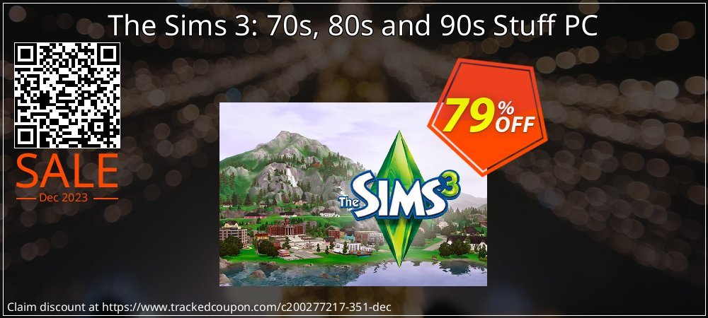 The Sims 3: 70s, 80s and 90s Stuff PC coupon on Palm Sunday offer