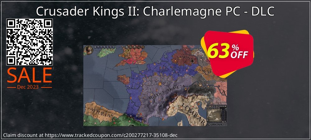 Crusader Kings II: Charlemagne PC - DLC coupon on Easter Day offer