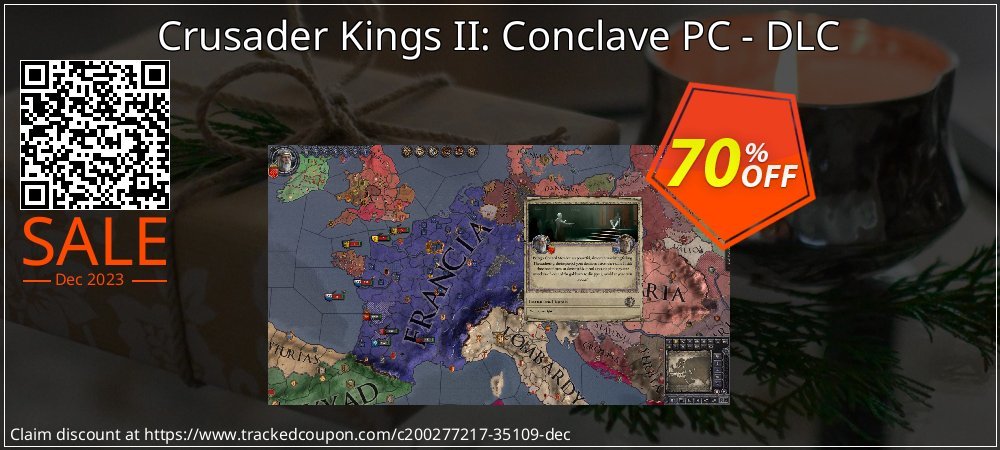 Crusader Kings II: Conclave PC - DLC coupon on Tell a Lie Day discount