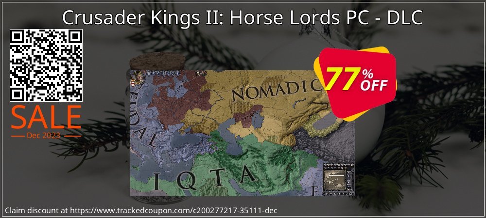 Crusader Kings II: Horse Lords PC - DLC coupon on World Party Day offering sales