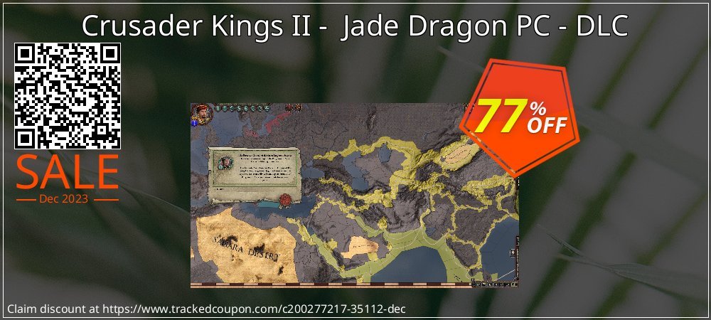 Crusader Kings II -  Jade Dragon PC - DLC coupon on April Fools' Day super sale