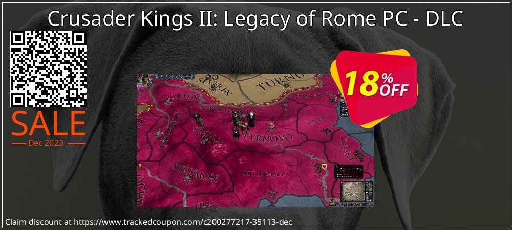 Crusader Kings II: Legacy of Rome PC - DLC coupon on Easter Day discounts