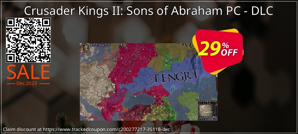 Crusader Kings II: Sons of Abraham PC - DLC coupon on Easter Day discount