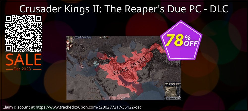 Crusader Kings II: The Reaper's Due PC - DLC coupon on April Fools' Day discounts