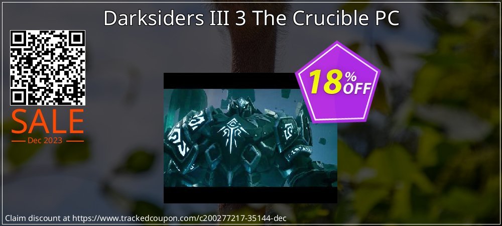 Darksiders III 3 The Crucible PC coupon on World Password Day discount