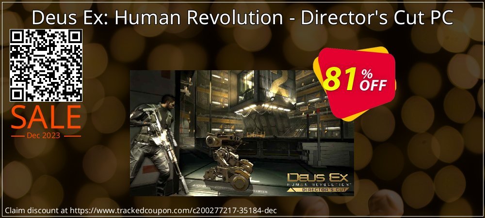Deus Ex: Human Revolution - Director's Cut PC coupon on National Smile Day discounts