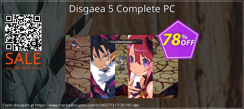 Disgaea 5 Complete PC coupon on National Memo Day offer