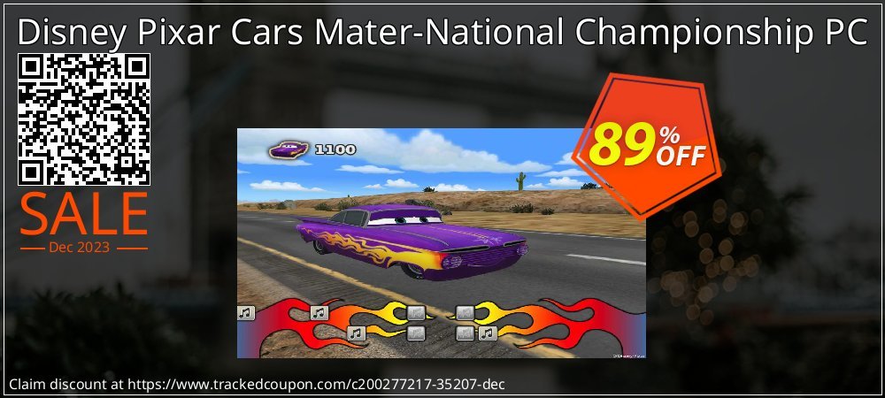 Disney Pixar Cars Mater-National Championship PC coupon on April Fools Day deals