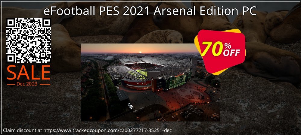 eFootball PES 2021 Arsenal Edition PC coupon on World Party Day deals
