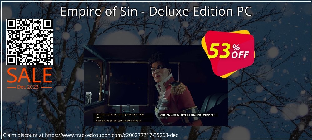Empire of Sin - Deluxe Edition PC coupon on National Pizza Party Day offering sales