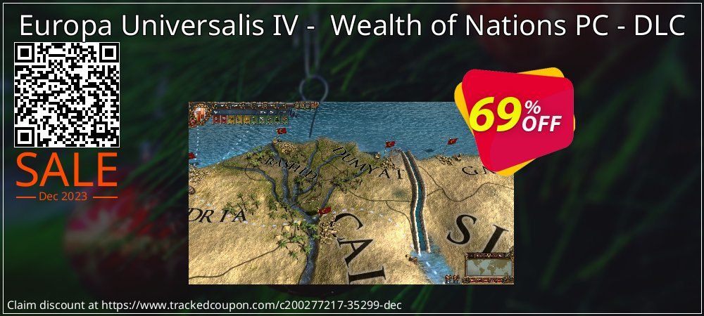 Europa Universalis IV -  Wealth of Nations PC - DLC coupon on National Smile Day offering sales