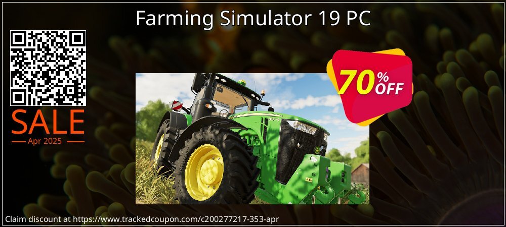 Farming Simulator 19 PC coupon on Mario Day offering discount