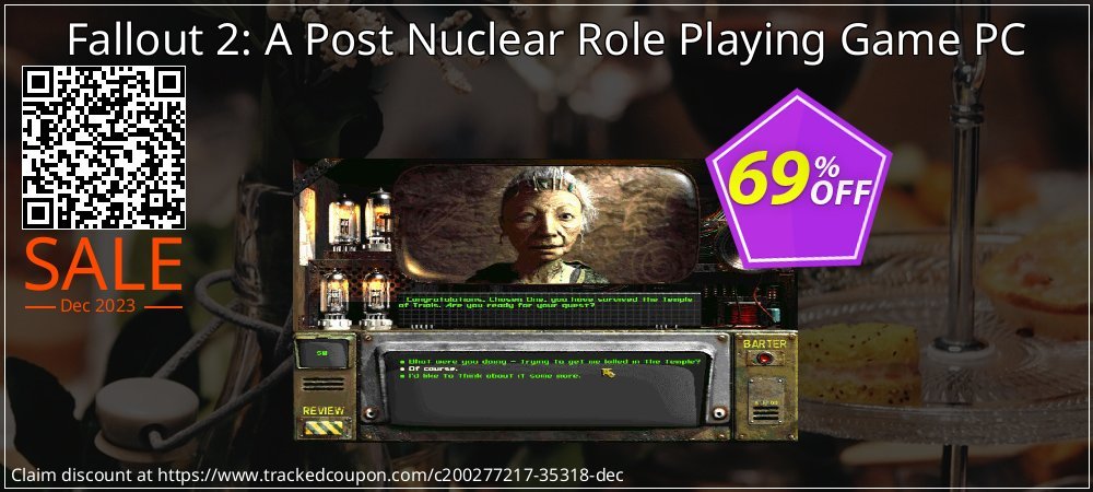 Fallout 2: A Post Nuclear Role Playing Game PC coupon on Easter Day offering sales