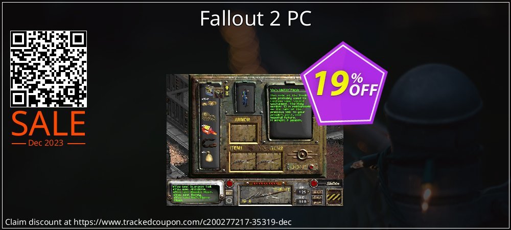 Fallout 2 PC coupon on Tell a Lie Day super sale