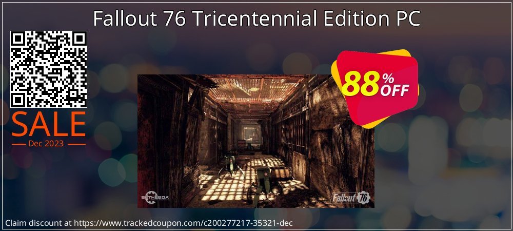 Fallout 76 Tricentennial Edition PC coupon on World Party Day promotions