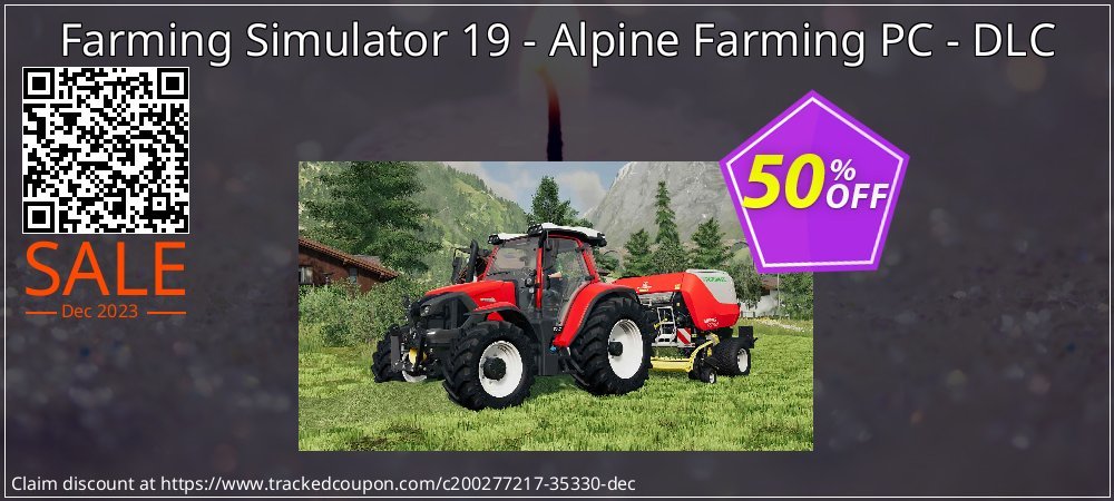 Farming Simulator 19 - Alpine Farming PC - DLC coupon on National Walking Day promotions