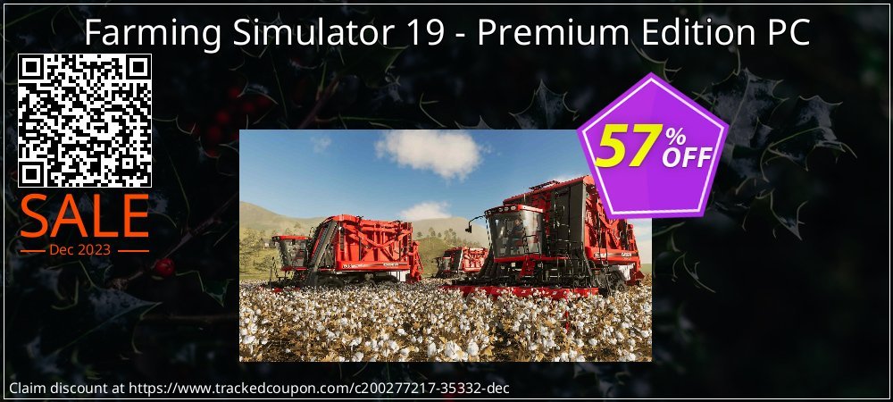 Farming Simulator 19 - Premium Edition PC coupon on April Fools' Day deals