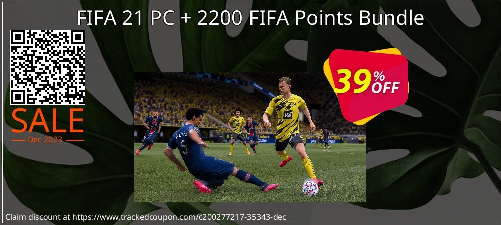 FIFA 21 PC + 2200 FIFA Points Bundle coupon on Virtual Vacation Day offer