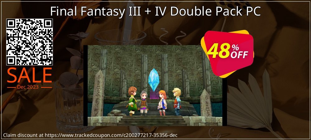Final Fantasy III + IV Double Pack PC coupon on World Party Day discounts
