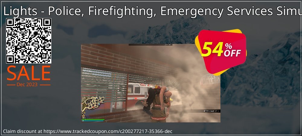 Get 54% OFF Flashing Lights - Police, Firefighting, Emergency Services Simulator PC offering sales
