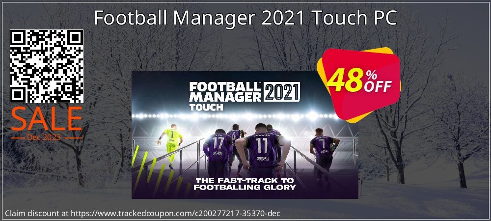 Football Manager 2021 Touch PC coupon on National Walking Day discount