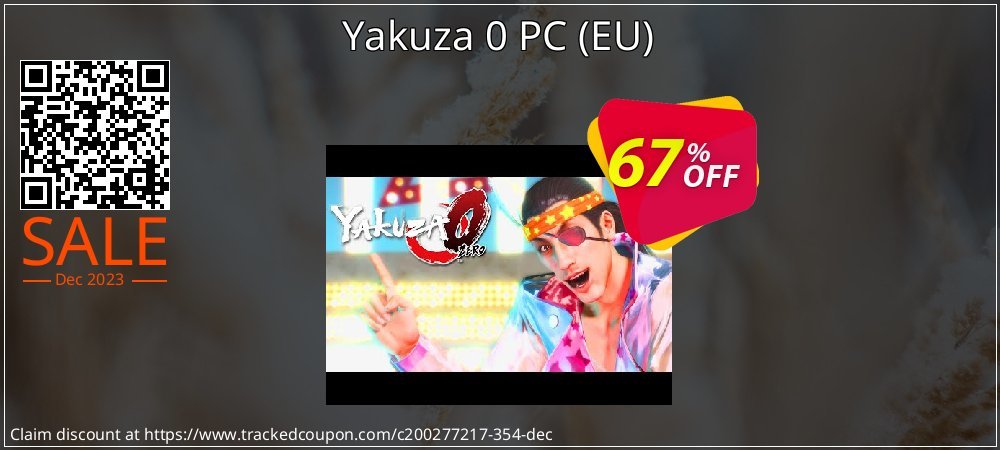 Yakuza 0 PC - EU  coupon on April Fools' Day offering sales