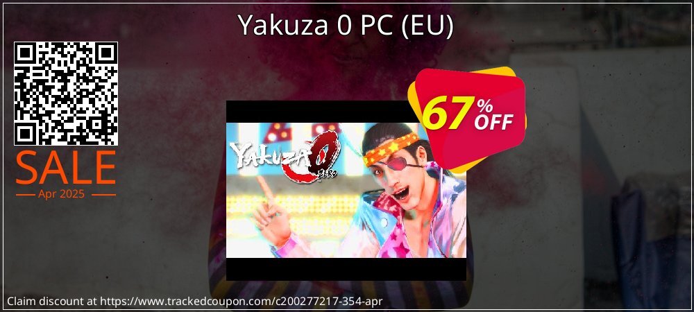 Yakuza 0 PC - EU  coupon on April Fools' Day offering sales