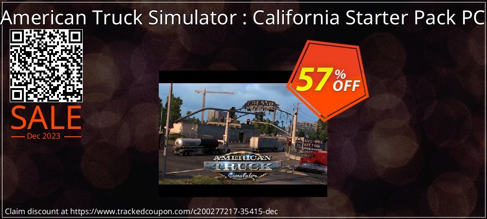 American Truck Simulator : California Starter Pack PC coupon on Mother Day offering discount