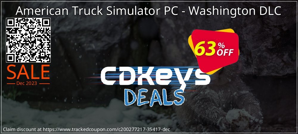 American Truck Simulator PC - Washington DLC coupon on April Fools Day offering discount