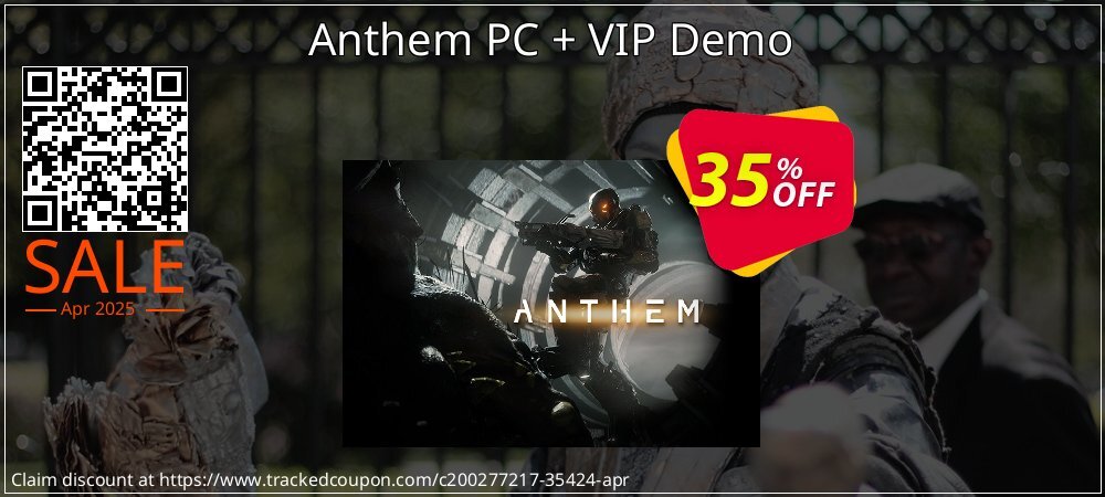 Anthem PC + VIP Demo coupon on Earth Hour offer
