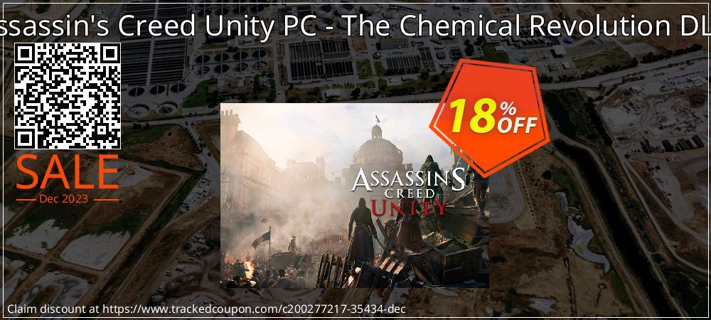 Assassin's Creed Unity PC - The Chemical Revolution DLC coupon on Tell a Lie Day offering discount