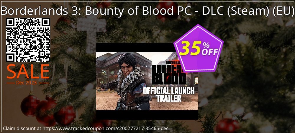 Borderlands 3: Bounty of Blood PC - DLC - Steam - EU  coupon on World Backup Day discounts