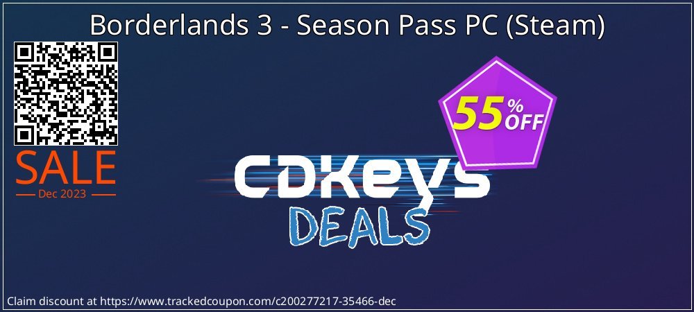 Borderlands 3 - Season Pass PC - Steam  coupon on World Party Day sales