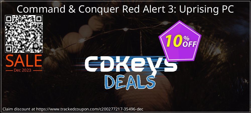 Command & Conquer Red Alert 3: Uprising PC coupon on National Loyalty Day offering discount