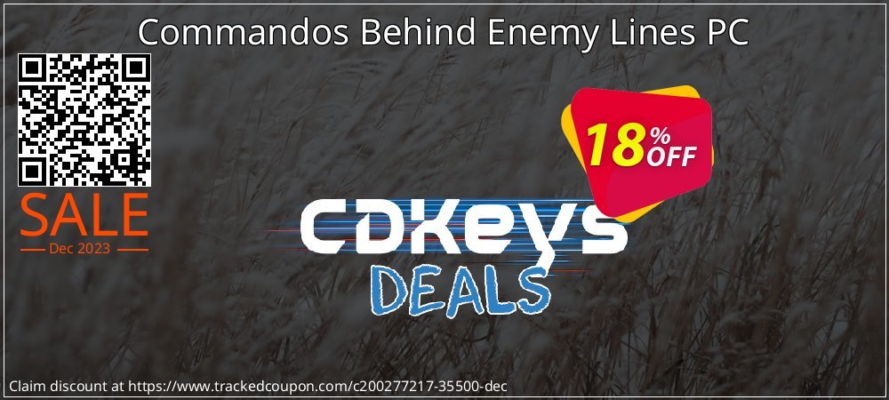 Commandos Behind Enemy Lines PC coupon on Mother's Day promotions