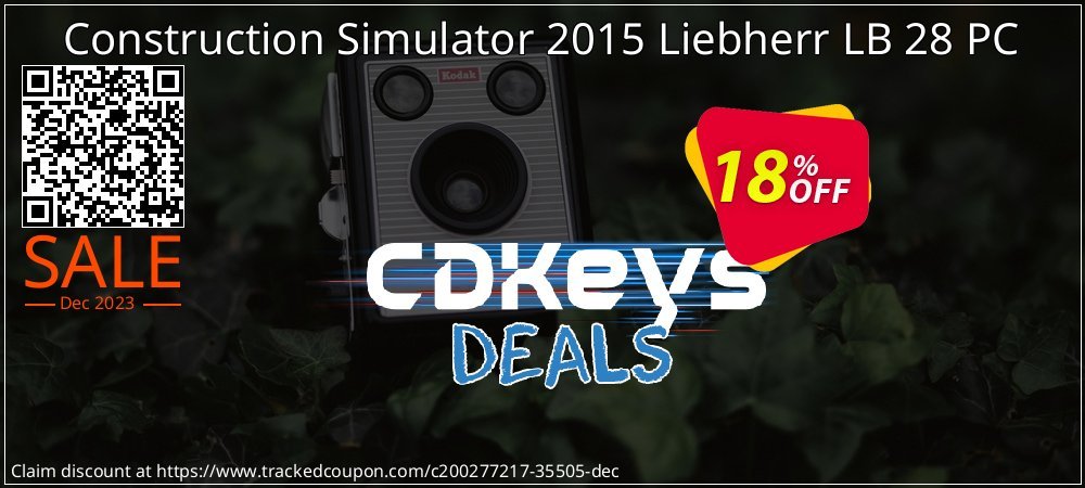 Construction Simulator 2015 Liebherr LB 28 PC coupon on Mother's Day offering discount